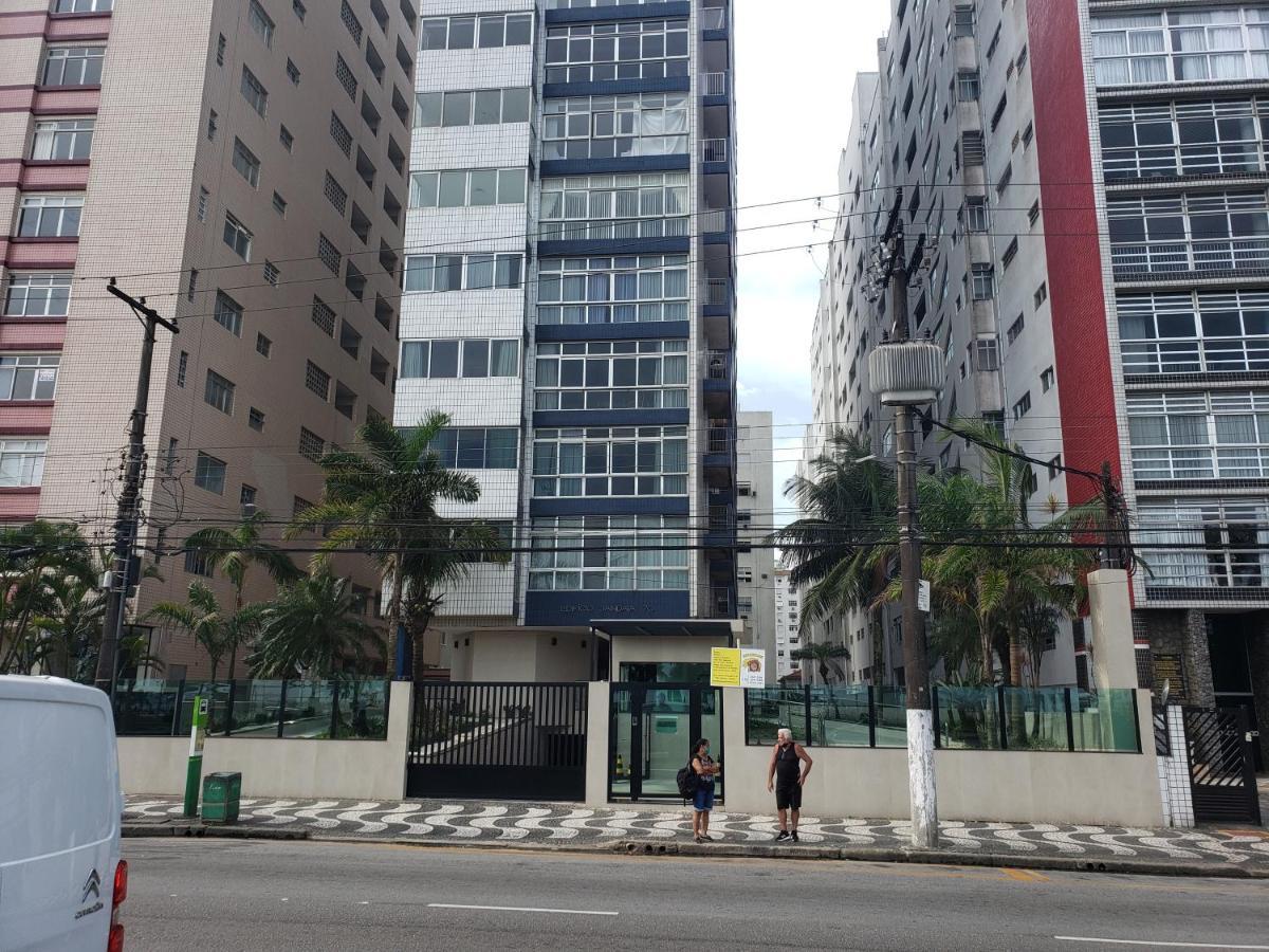 Apto Gonzaga Frente Ao Mar Wi-Fi ซันโตส ภายนอก รูปภาพ
