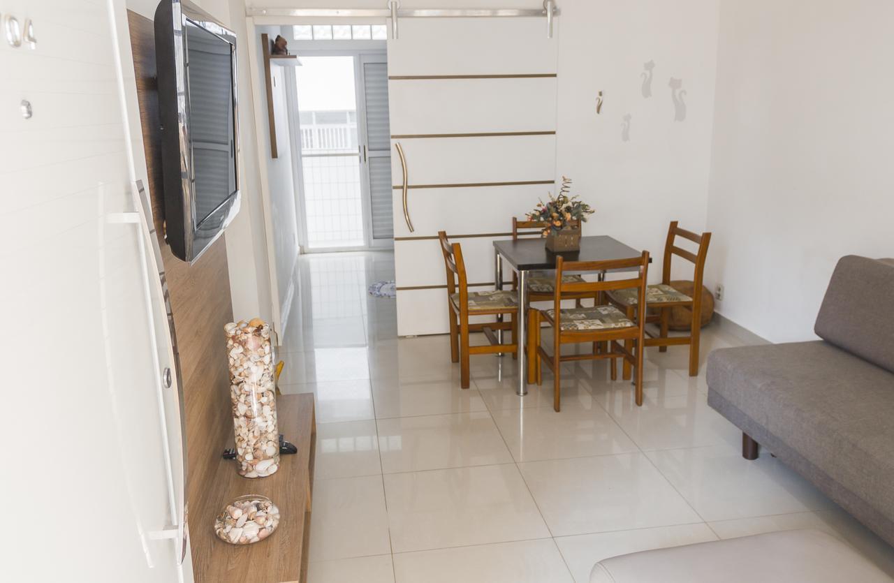 Apto Gonzaga Frente Ao Mar Wi-Fi ซันโตส ภายนอก รูปภาพ