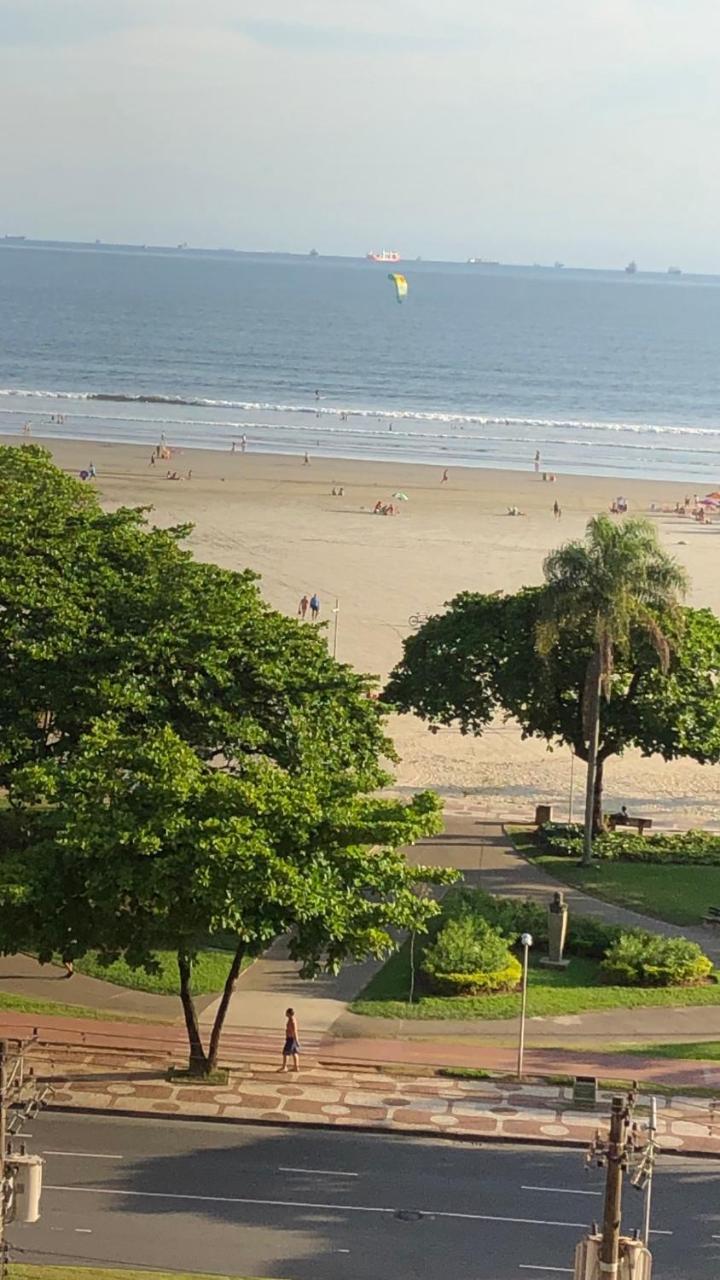Apto Gonzaga Frente Ao Mar Wi-Fi ซันโตส ภายนอก รูปภาพ